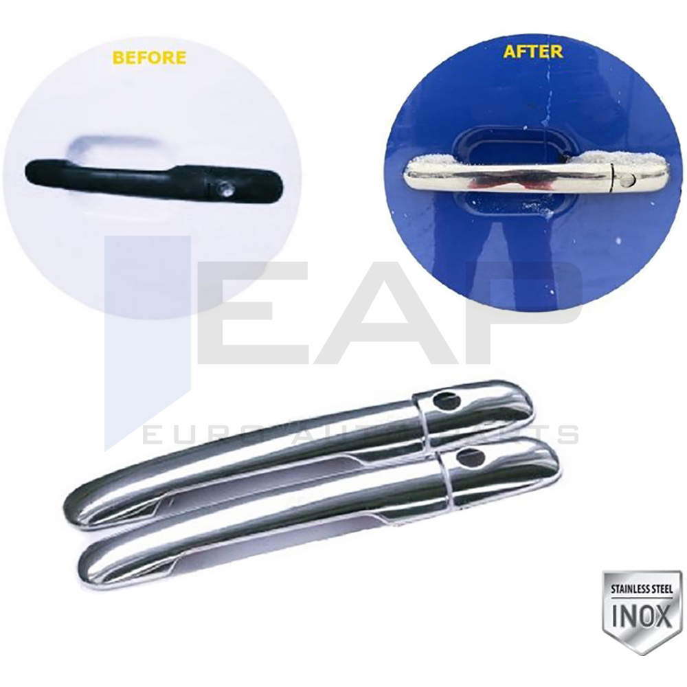 Door Handle Cover - 2 Doors - Stainless Steel